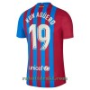 FC Barcelona Sergio Agüero 19 Hjemme 2021-22 - Herre Fotballdrakt